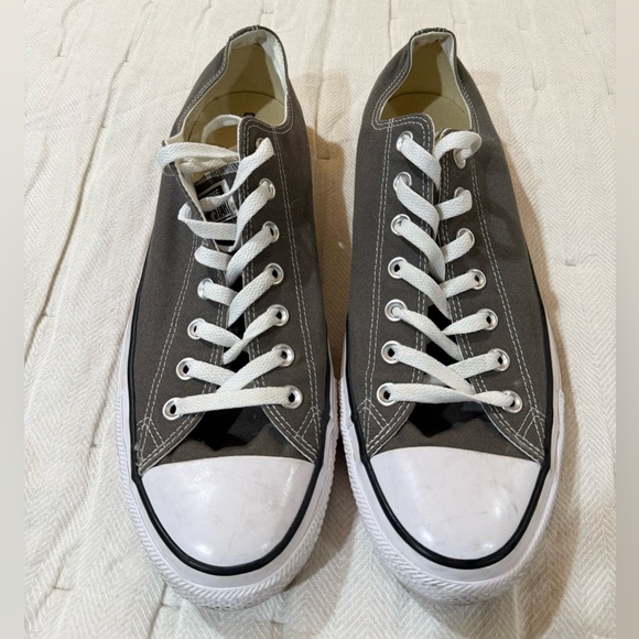 Converse Charcoal Canvas Sneakers - Picture 1 of 3